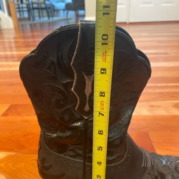 ARIAT Women's Dahlia Embossed Wingtip Cowgirl Boot Snip Toe 10011914 - Size 7.5 - Picture 12 of 13